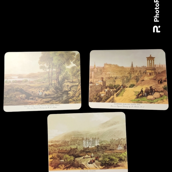 Clover Leaf melamine table mats UK set of 6 art print - Picture 3 of 7